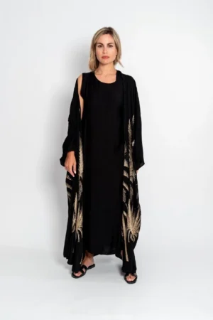 Maxi Βαμβακερό Φόρεμα 2 τεμαχίων